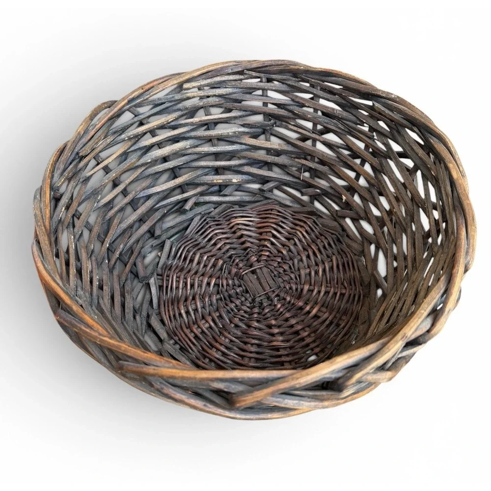 Woven Heart vintage walnut